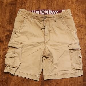 UNIONBAY Men's Khaki Cargo Shorts